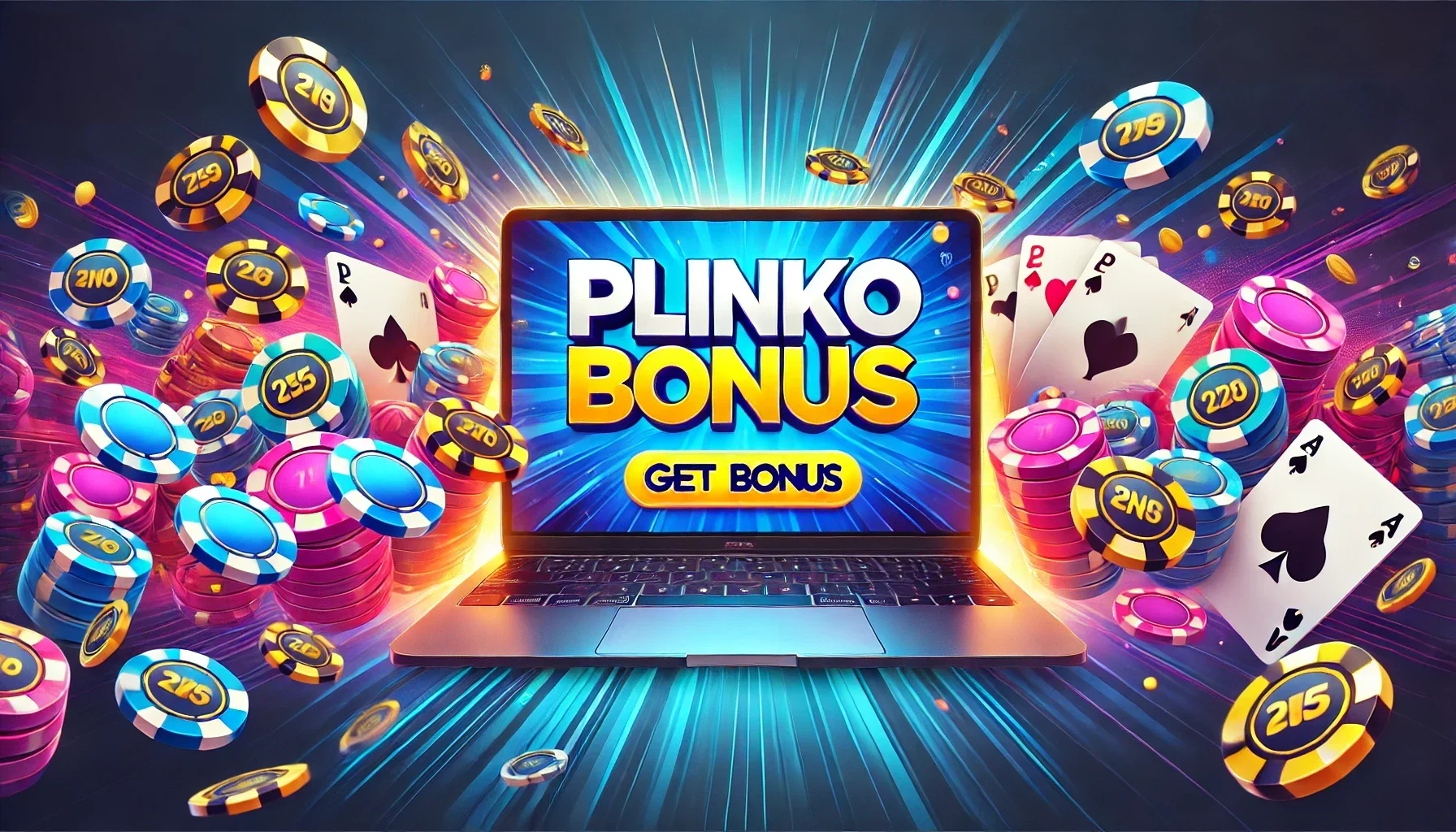 Plinko Game Casino Bonus Banner.